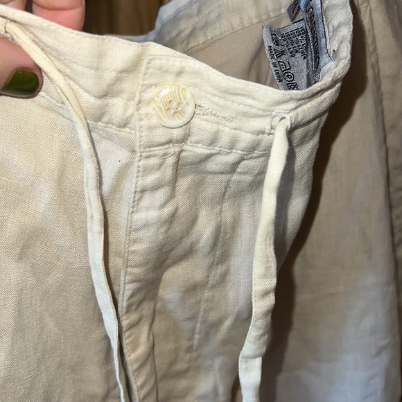 Linen Lorenzino  XXL Tan Drawstring Pant - Picture 3 of 4